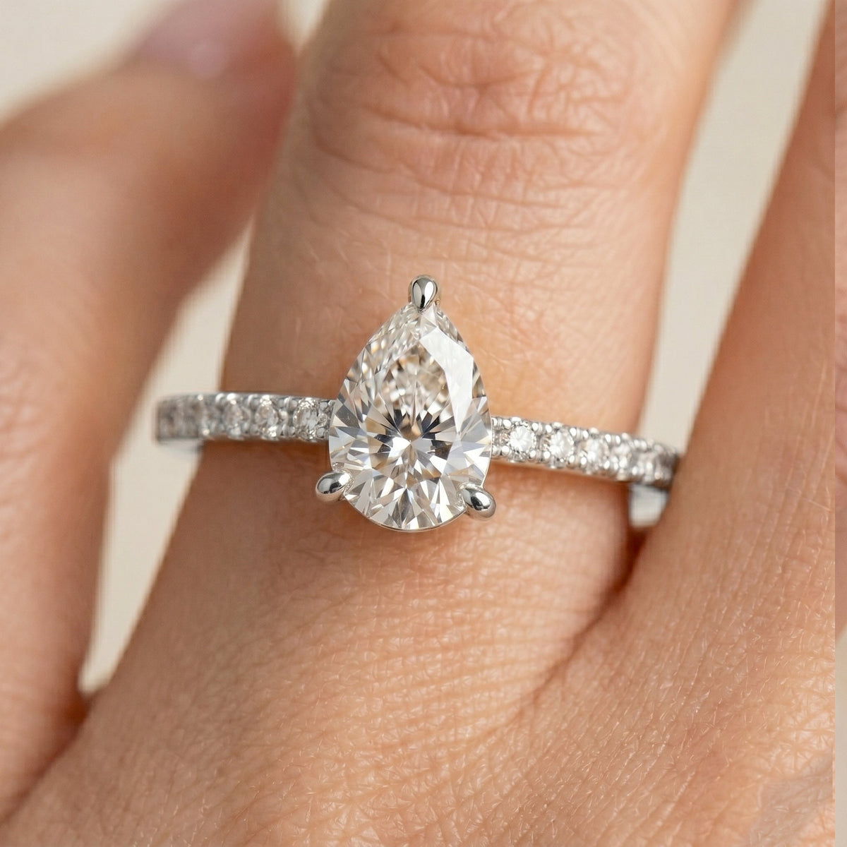 Pear Pave 1,16 ct. - BREEDIA